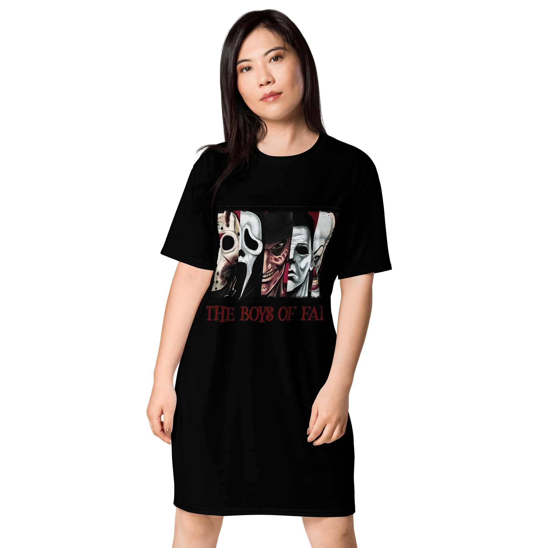 Sinister Faces All-Over T-Shirt Dress product image (1)