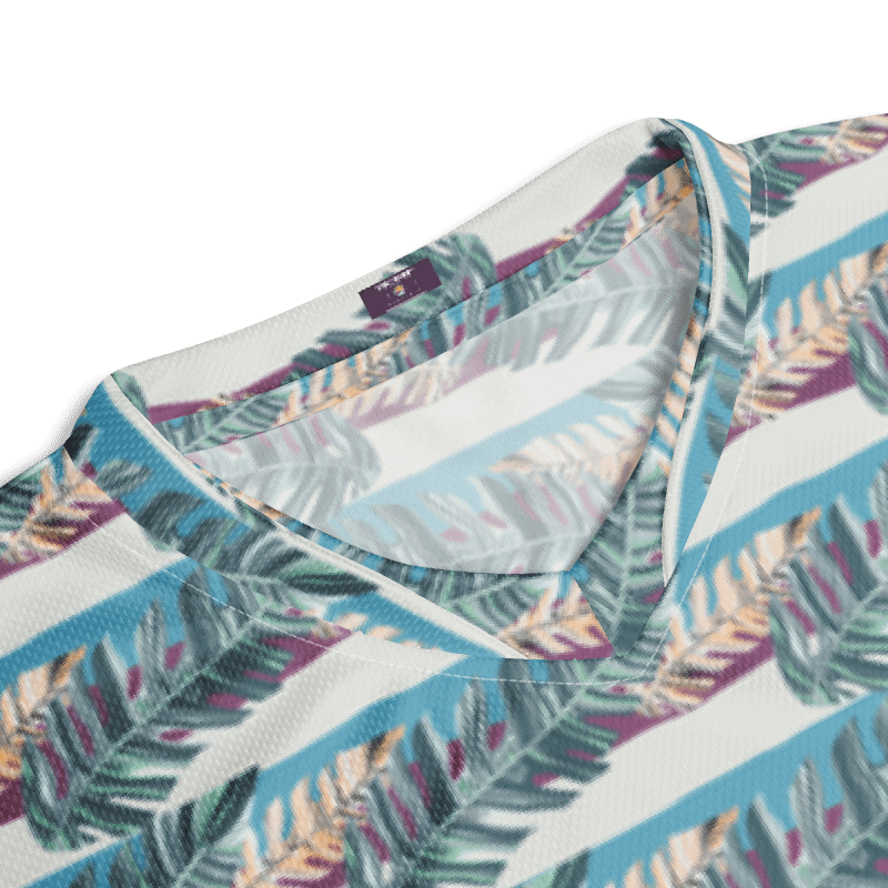 Tropical Stripes | Recycled Unisex Sports Jersey product image (8)