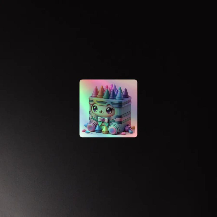 Colorful Crayon Sticker product image (4)