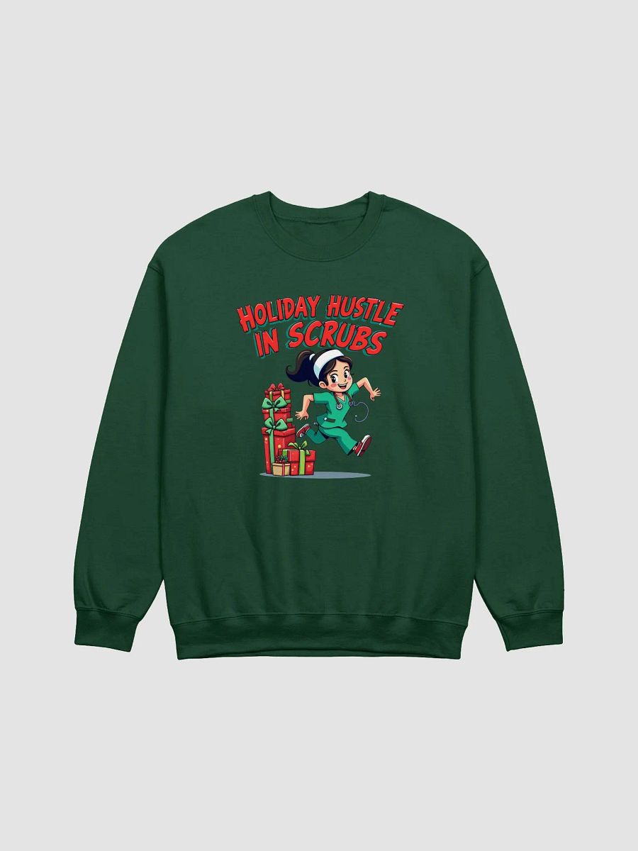 Holiday Hustle in Scrubs Crewneck Sweatshirt product image (9)