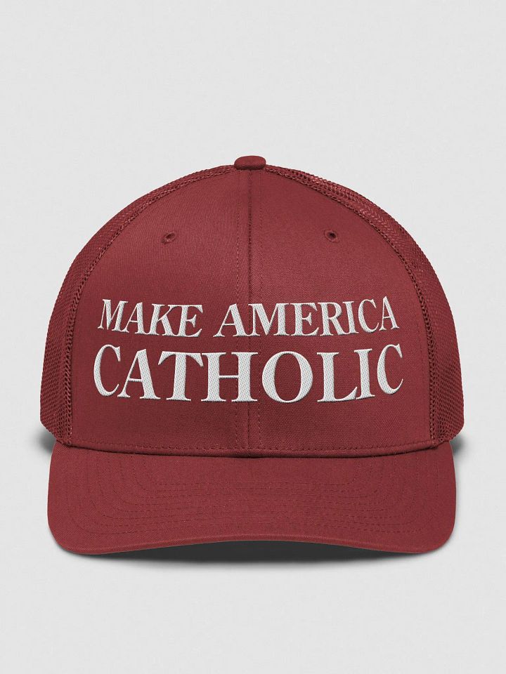 Make America Catholic Embroidered Trucker Cap product image (1)