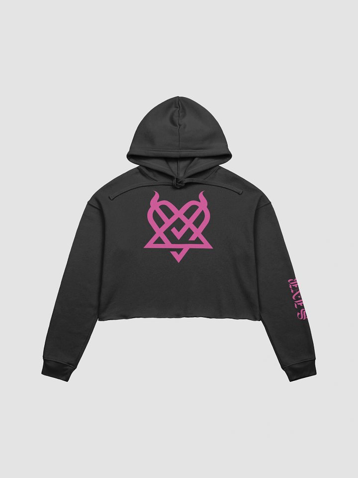 New Age Hot Pink Sinagram Cropped hoodie product image (1)