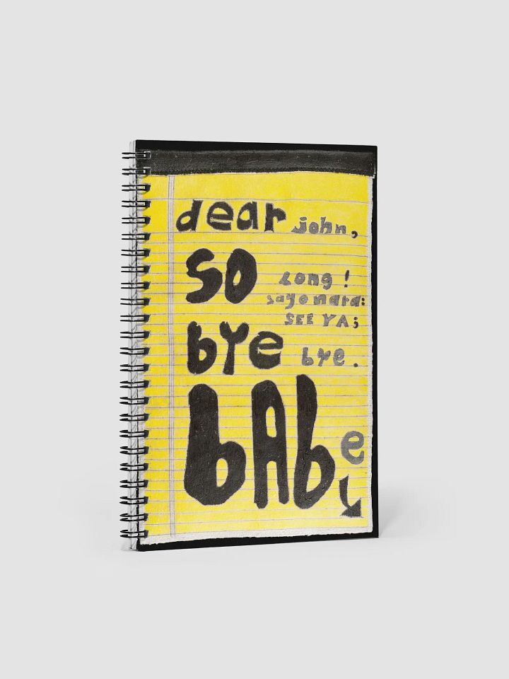 Dear John Spiral Notebook product image (1)