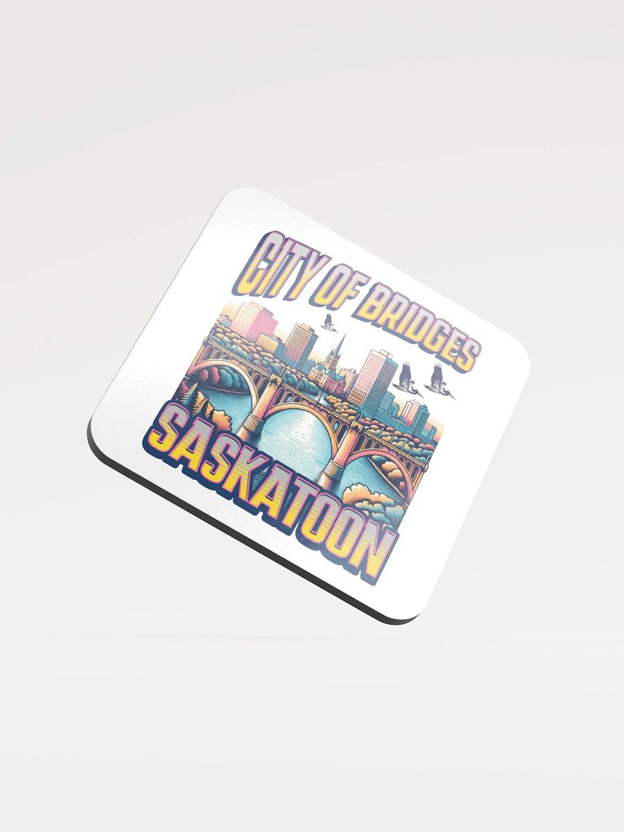 City of Bridges Saskatoon Cork Coaster Set product image (1)