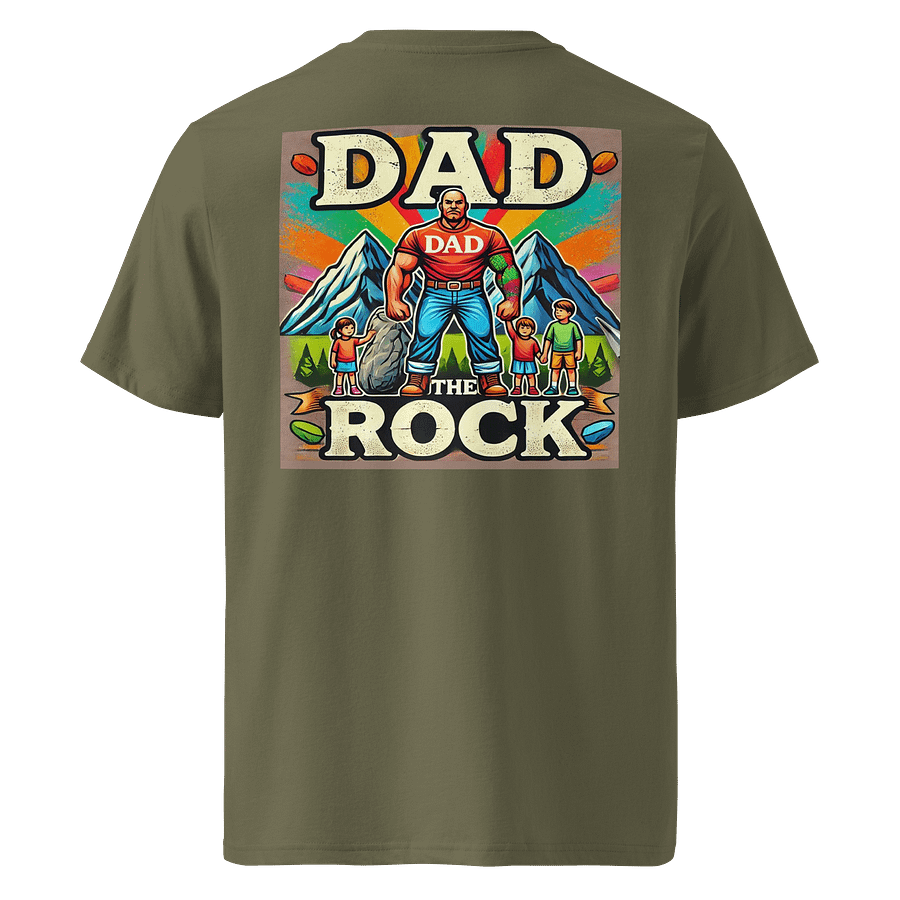 DAD THE ROCK Organic Cotton T-Shirt product image (2)