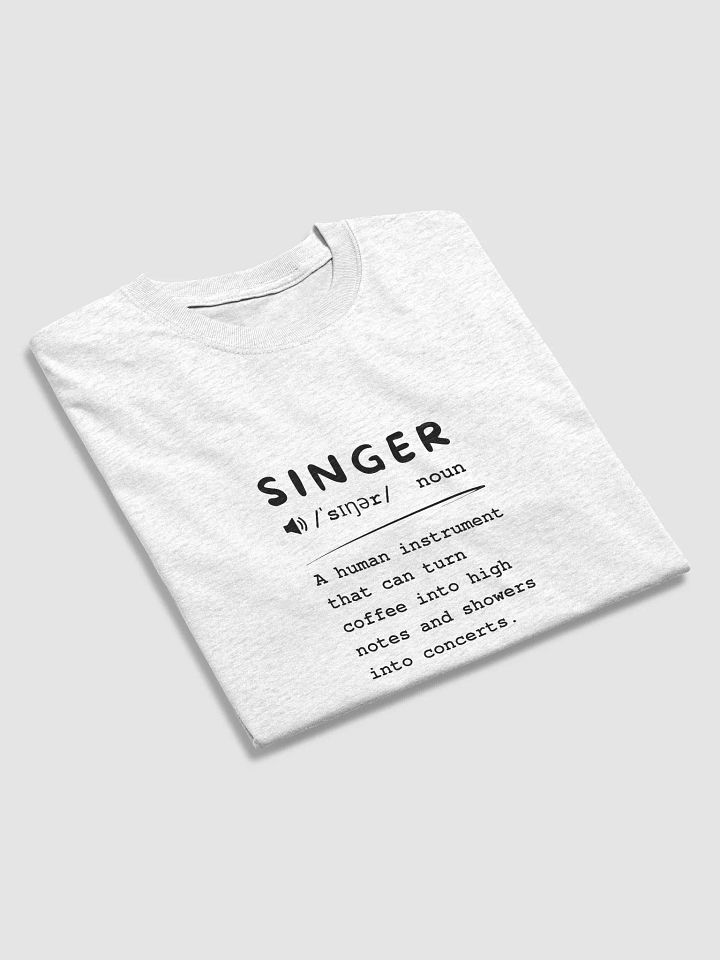 Singer Definition T-Shirt For Singers product image (2)