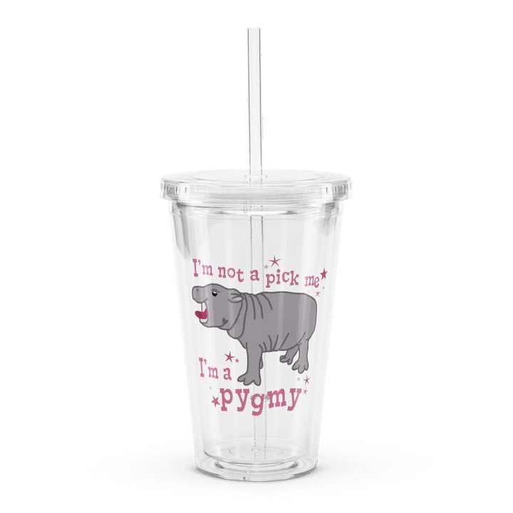 I'm a Pygmy Clear Tumbler | Moo Deng Inspired Merch product image (1)