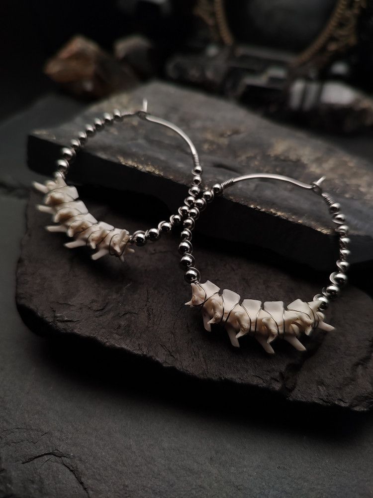 Earrings Bone Vault - Vert Flow II product image (1)