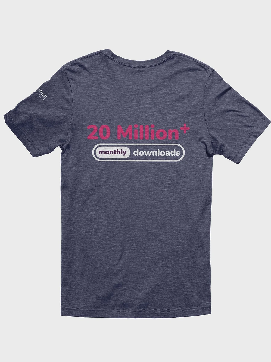 Temurin 20 Million + Monthly Downloads T-shirt - Midnight Navy product image (2)