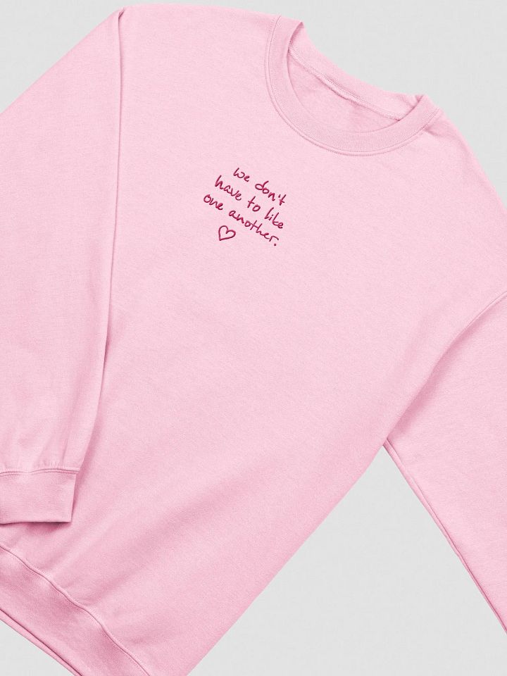 ONE ANOTHER (pink) embroidered crewneck product image (1)