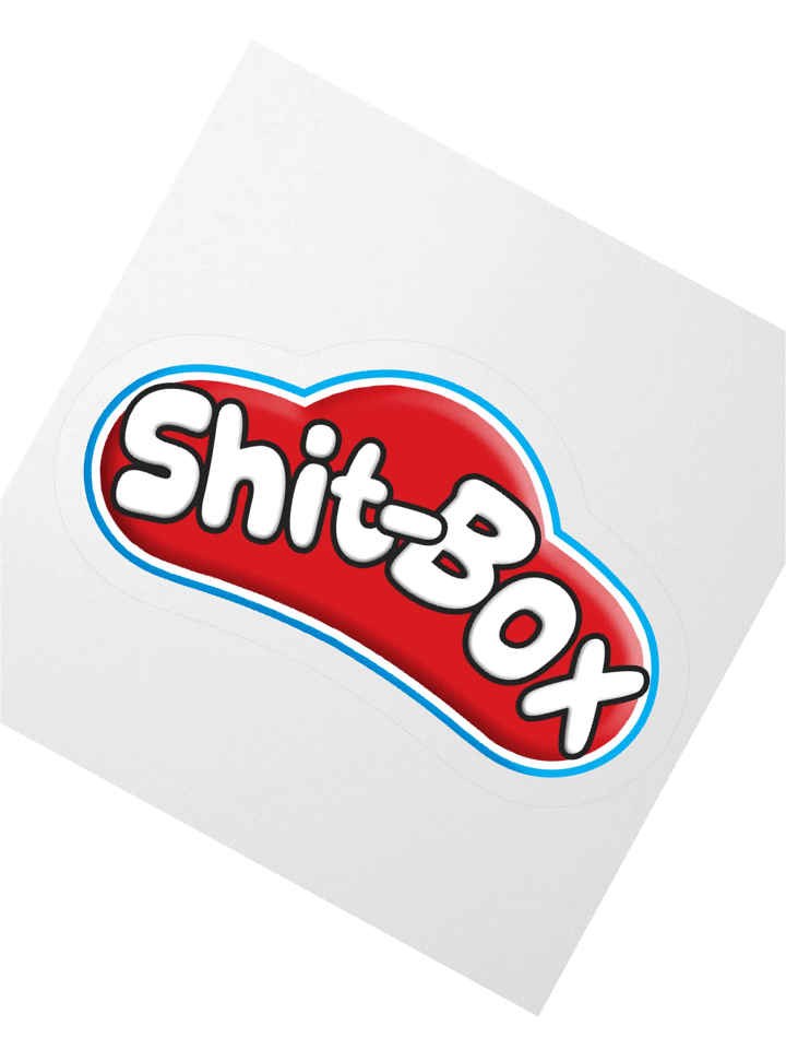 SHIT-BOX STICKER (SINGLE) product image (2)