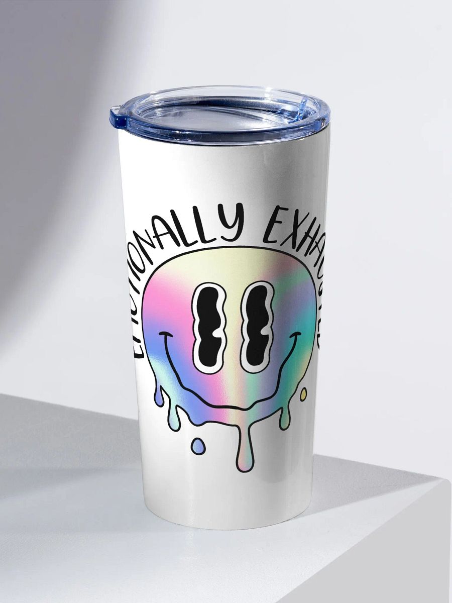 Emotionally Exhausted Rainbow 20oz Tumbler product image (2)