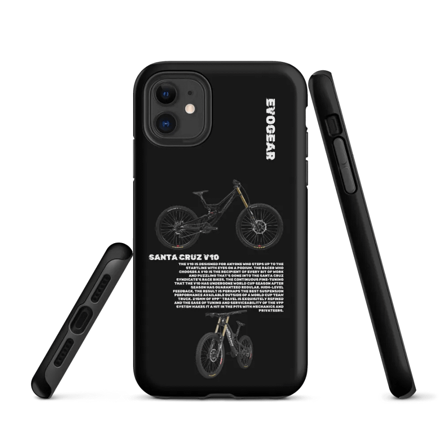 Black V10 Black iPhone Case product image (1)