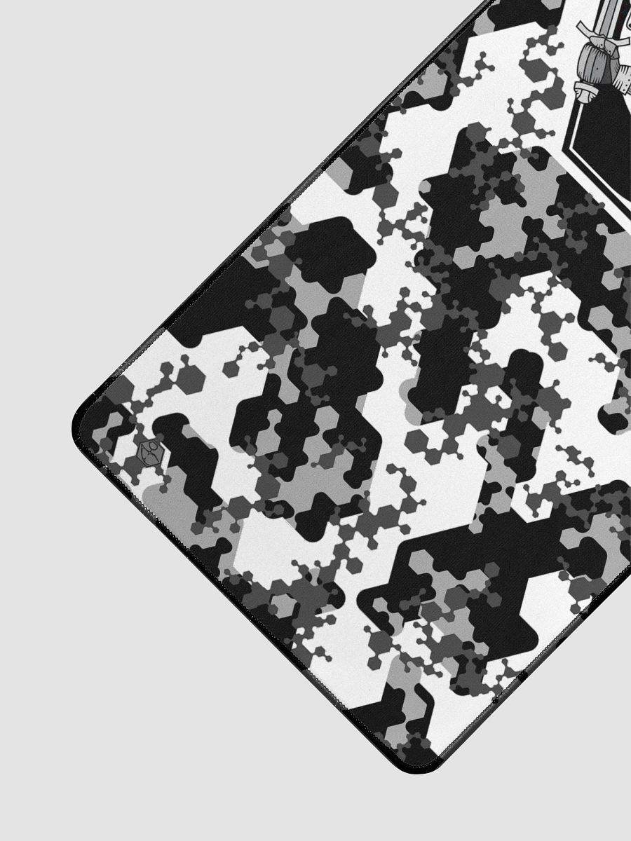 Desk Mat 15.5" x 31.5" Hexagon Camo, Lion, Grey product image (3)