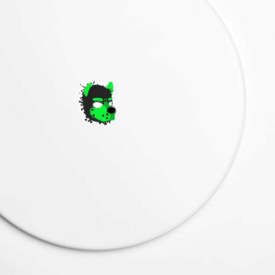 Pup Splatter Magnet - Lime Green product image (6)