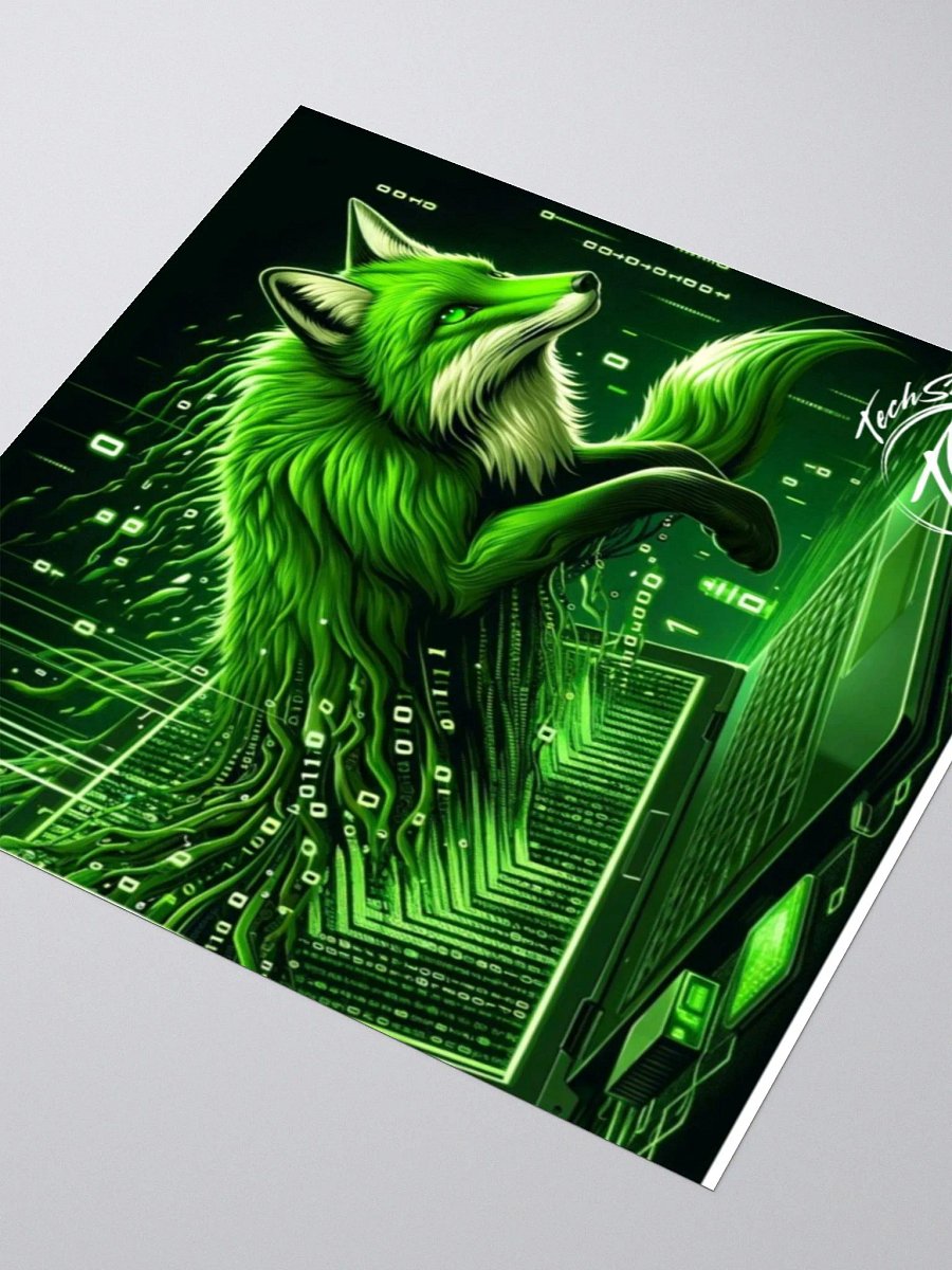 Agile Cipher Fox Sticker product image (3)
