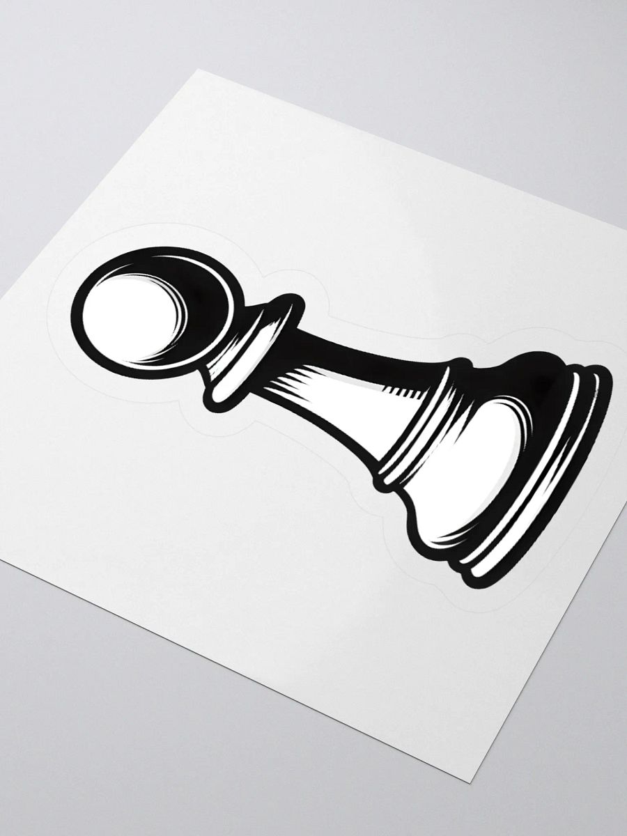 Classic Chess Pawn Piece sticker product image (3)