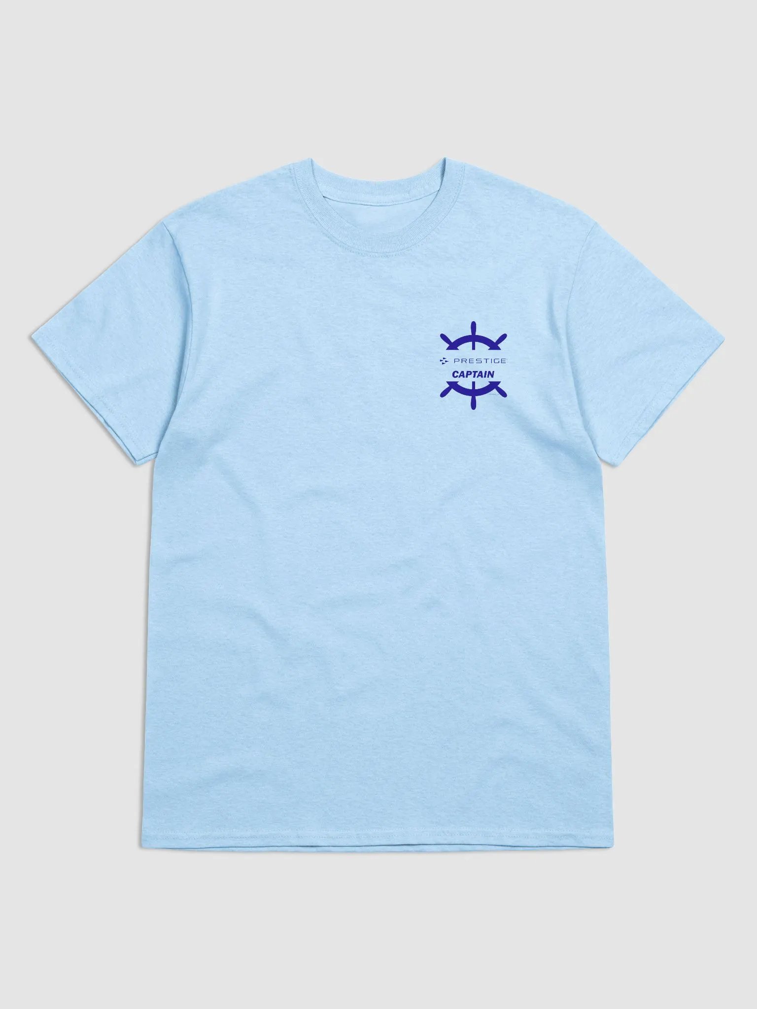 Prestige Captain - T-Shirt - Light Shirt w/Blue Logo product image (3)