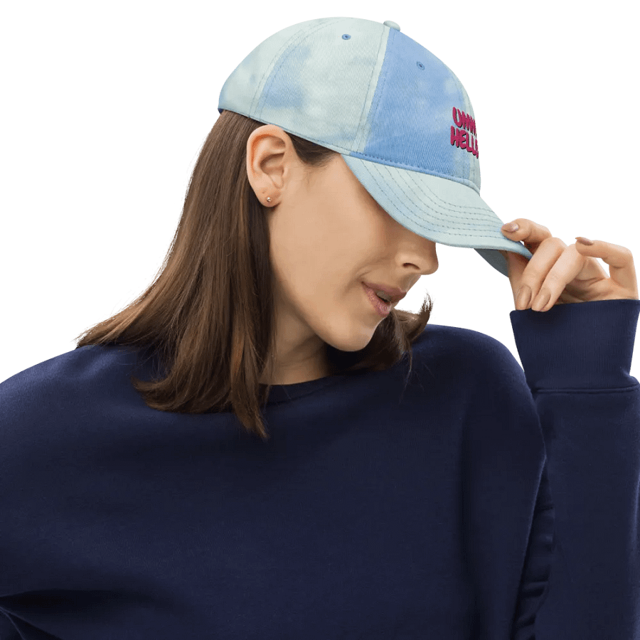 UMM HELLO?? Blue Dad Hat product image (5)