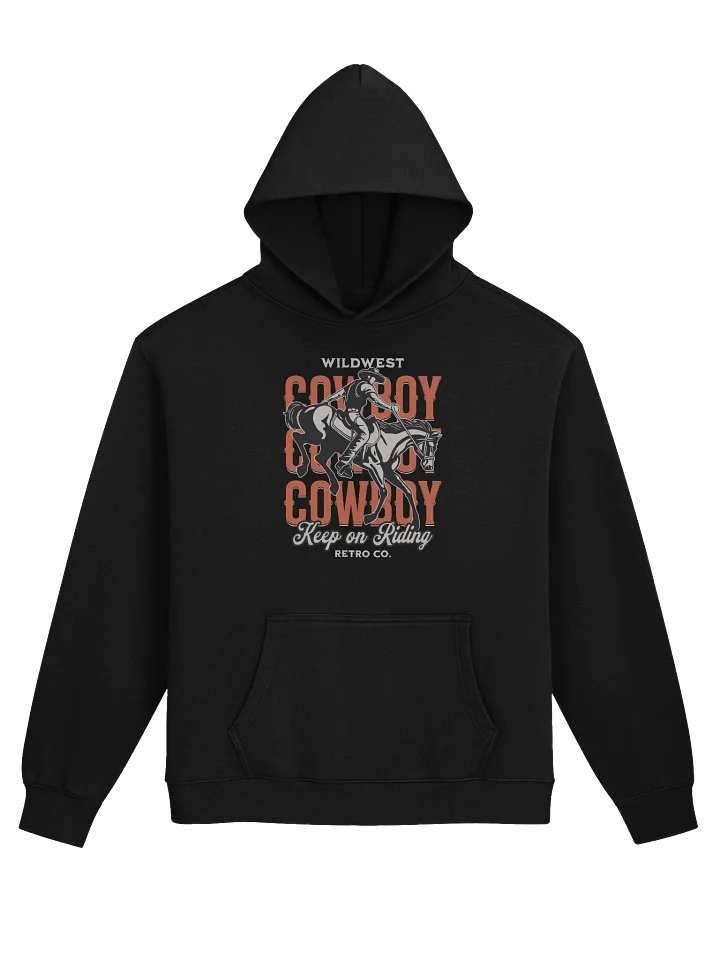 Stylish Wild West Cowboy Hoodie for Western Fashion Lovers product image (3)