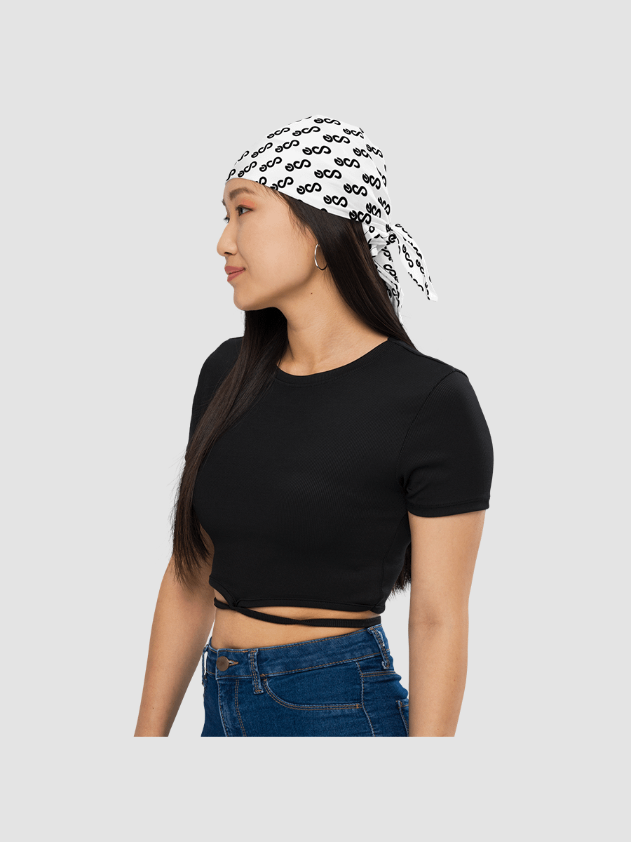 ALL OVER PRINT BANDANA - WHITE product image (6)