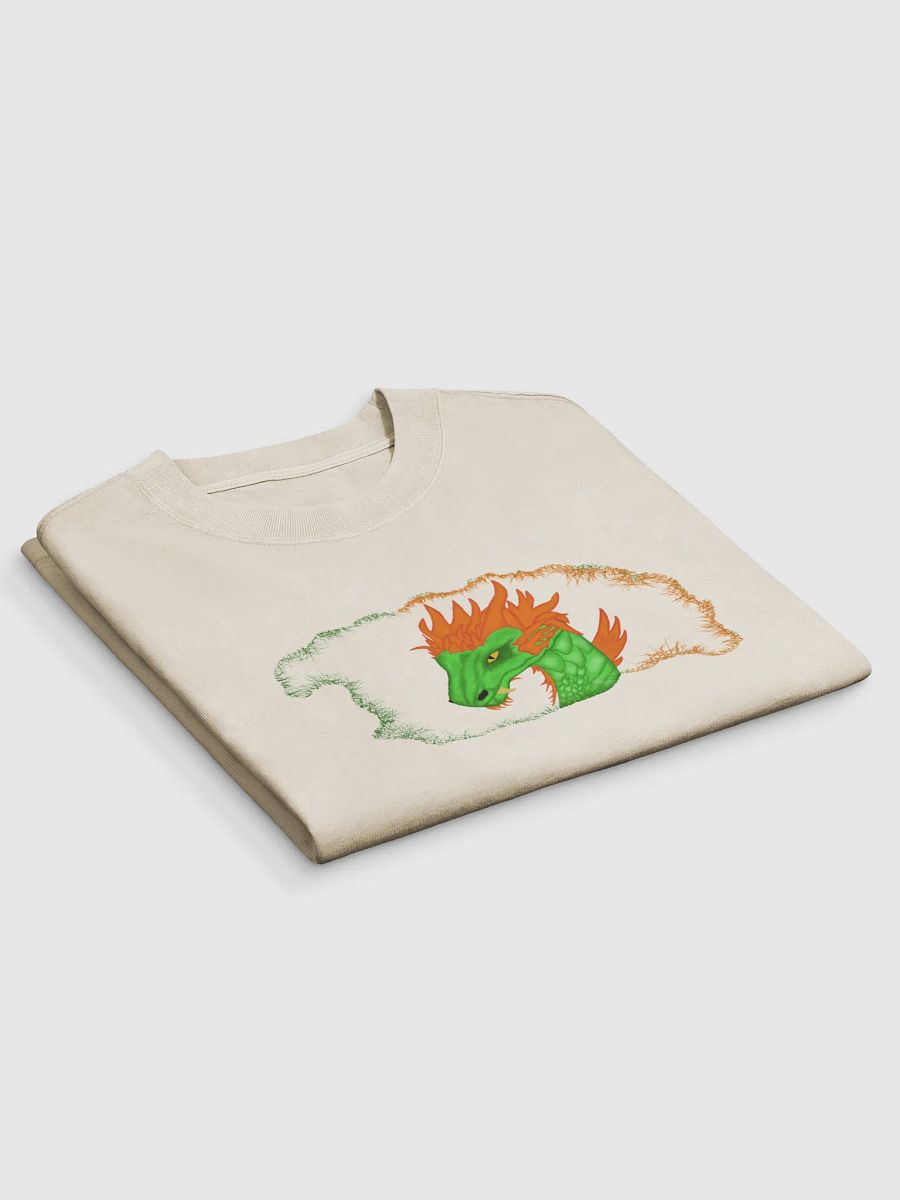 Dragonfire Oversized Faded T-Shirt product image (3)