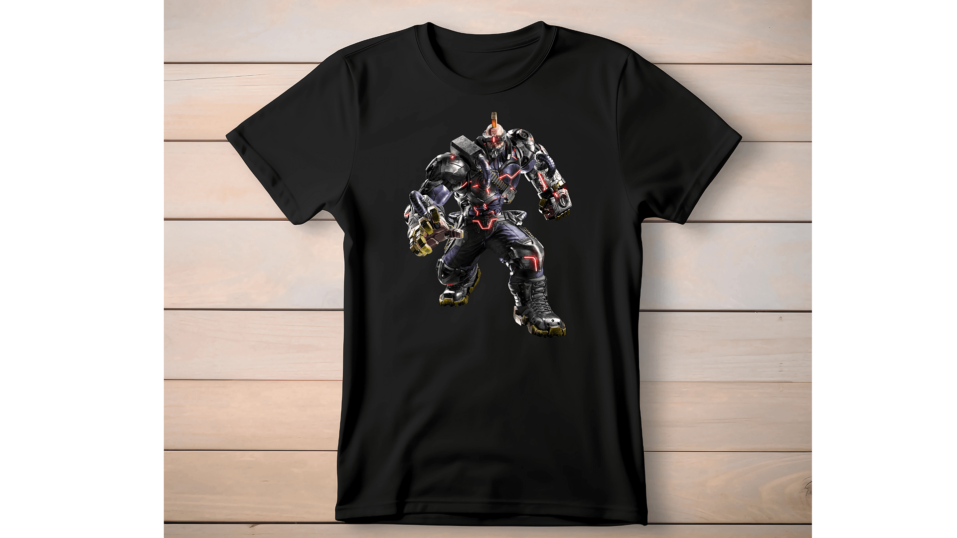 Jack 8 V-neck T-shirt (B/W) product image (2)