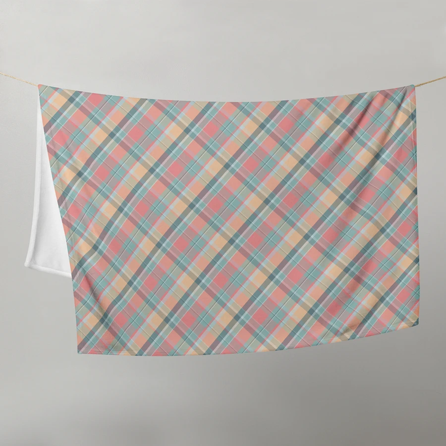 Summer Plaid Throw Blanket product image (8)