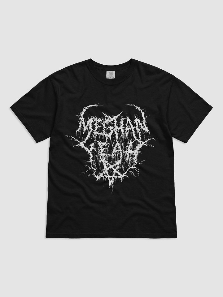 Meghan Yeah Metal Logo Tee (Unisex, Black) product image (1)