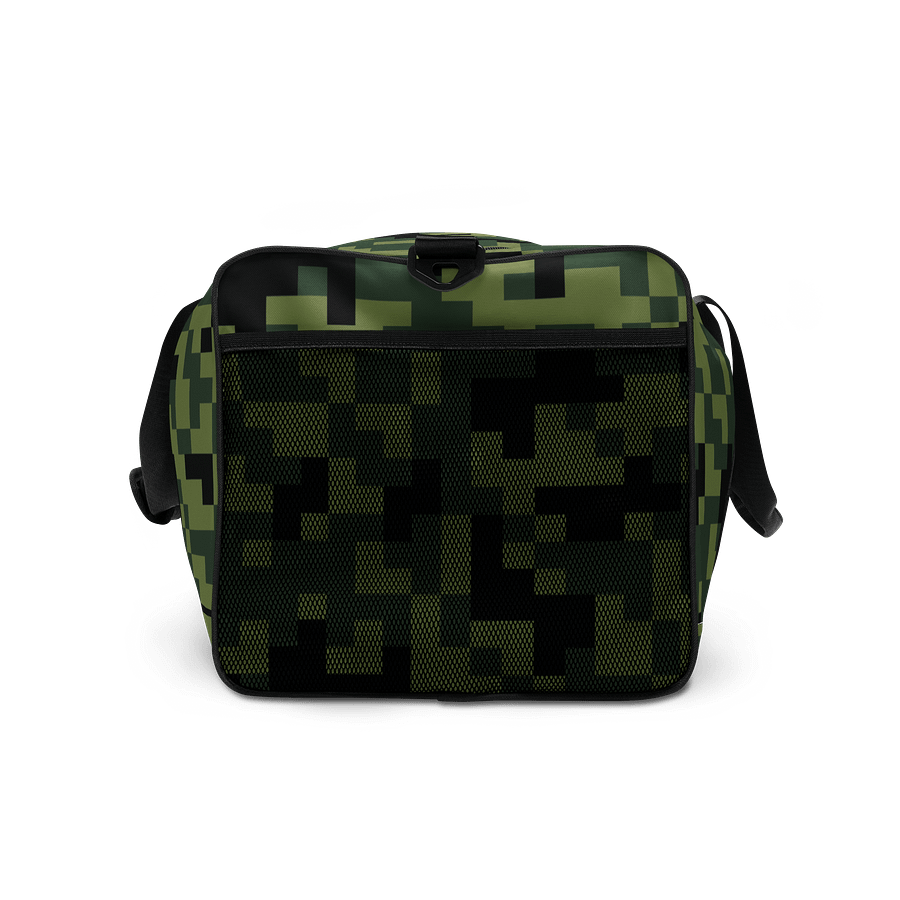 Military Green Camouflage Pixels Camo Pattern Duffle Bag product image (8)