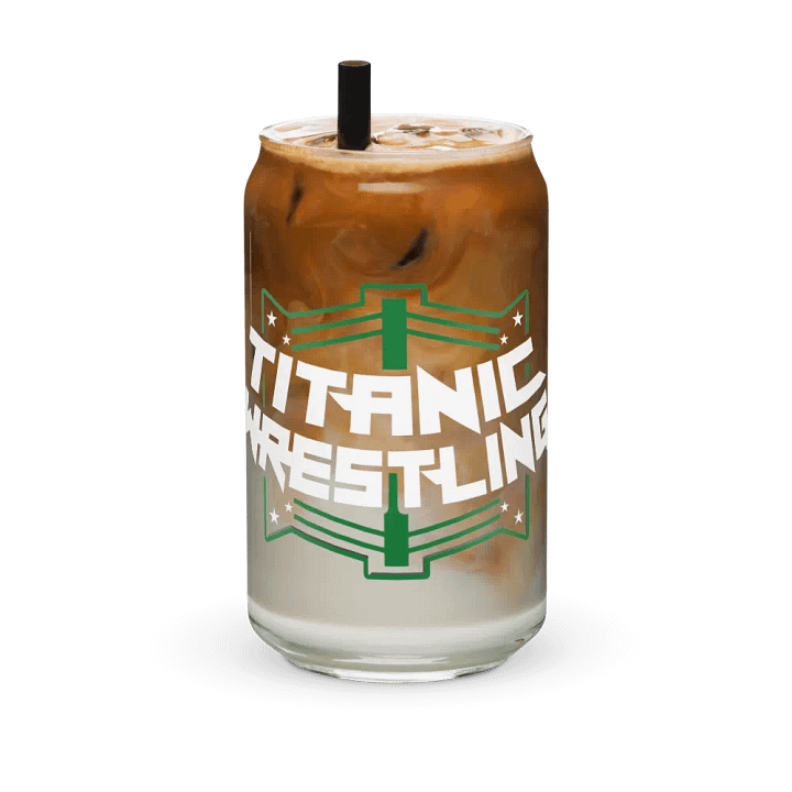 Titanic Logo Can Shaped Glass product image (1)