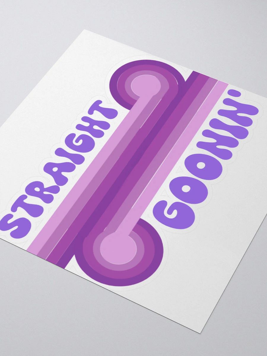 Straight Goonin Sticker product image (8)
