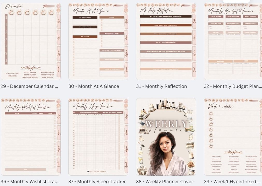 💅 The Boss Babe Planner (Reusable Year After Year) product image (6)