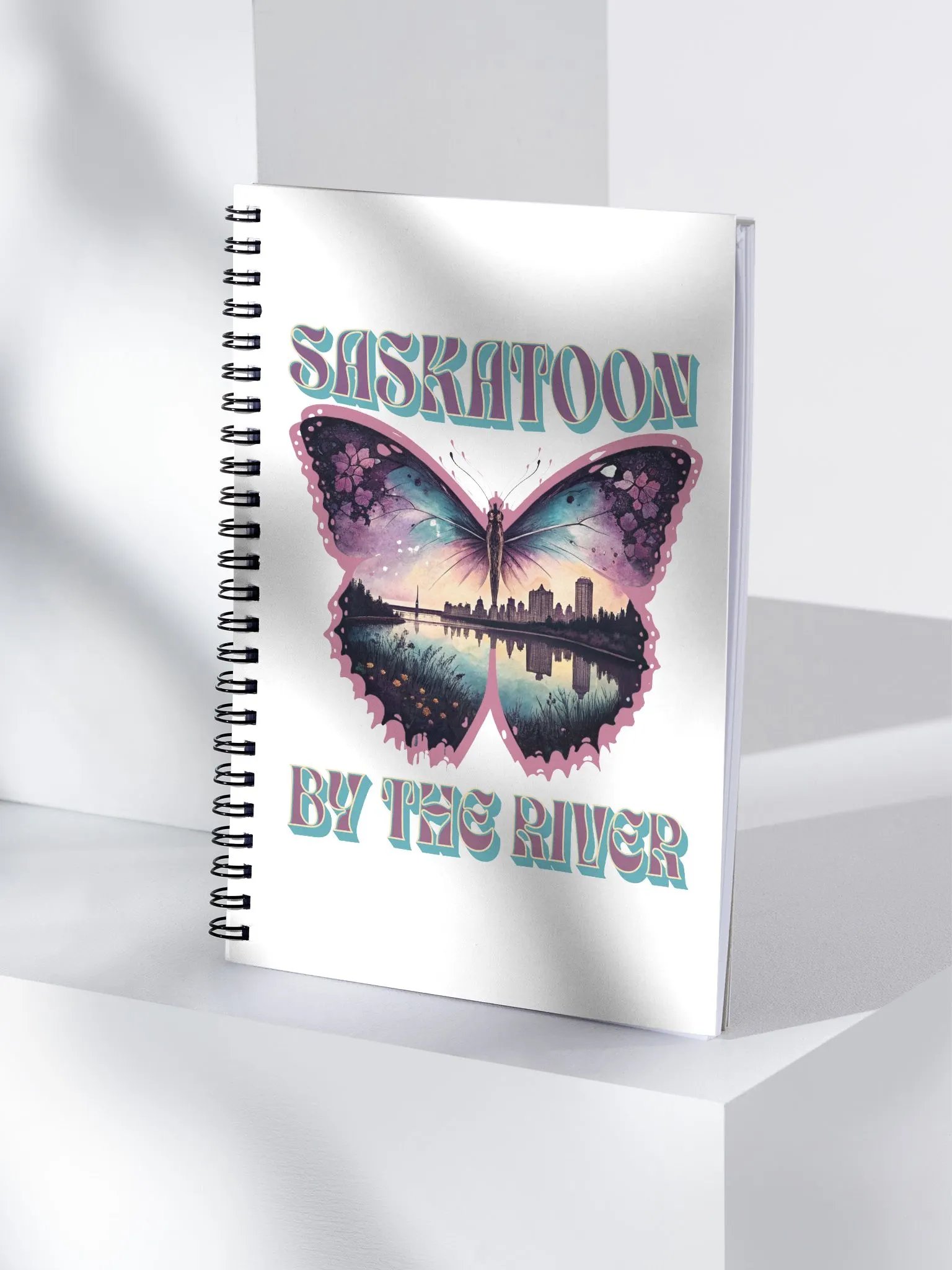Saskatoon by the River Spiral Notebook product image (1)