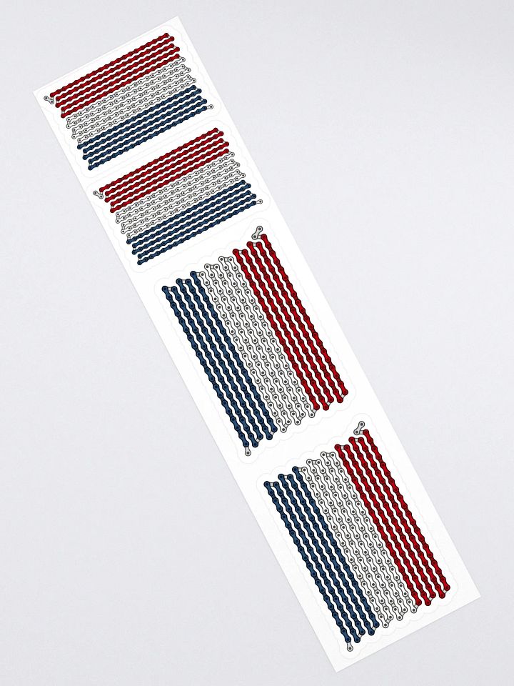 Netherlands Bike Chain Flag Stickers, Mixed Size 4 Pack product image (1)