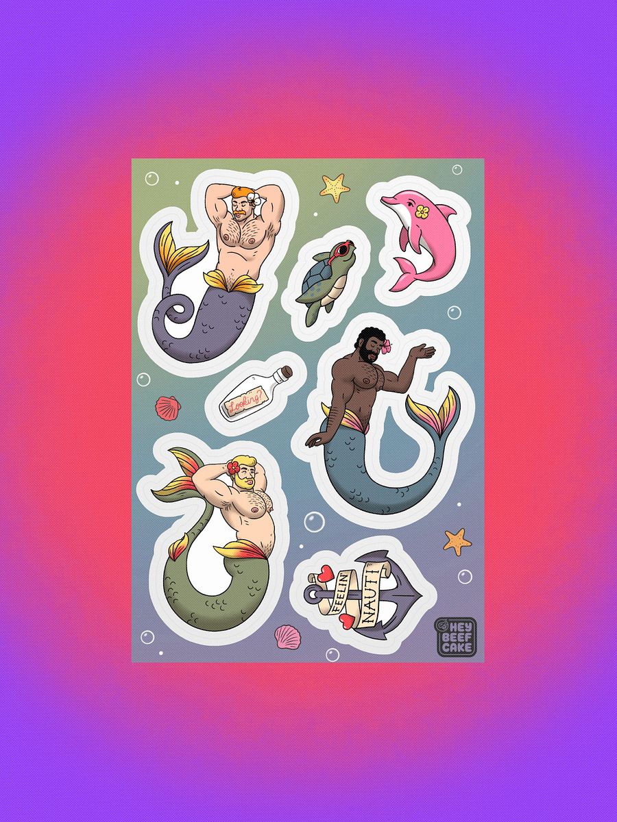 Merman Sticker Sheet product image (1)