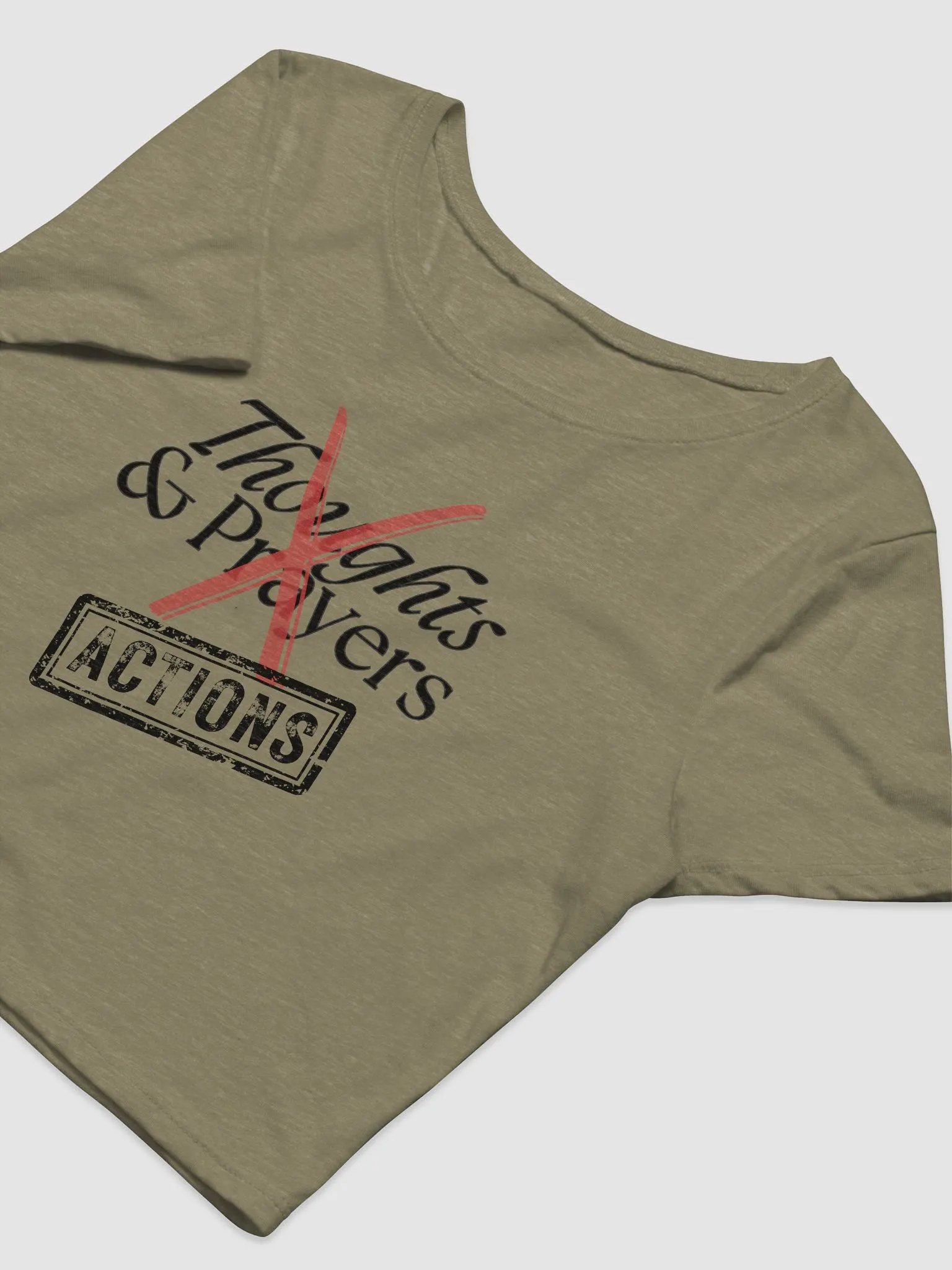 No More Thoughts & Prayers Crop Top product image (9)