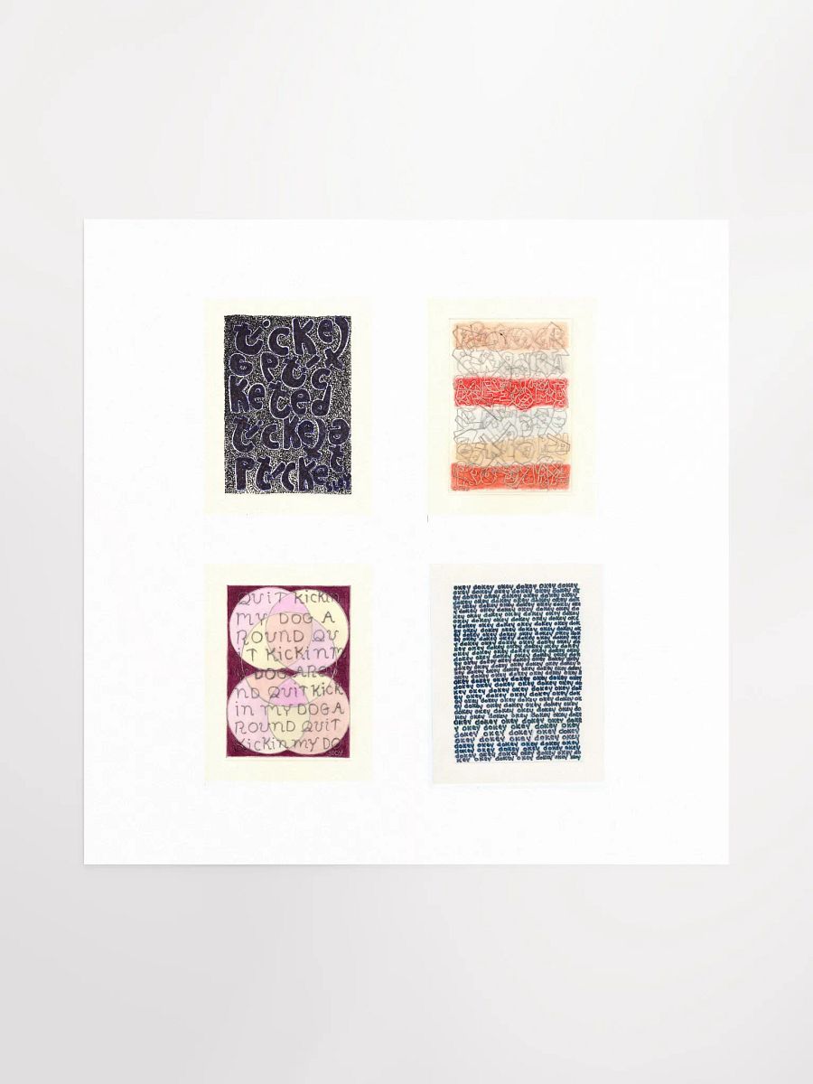 Build Your Own Four Panel Card Art (vertical orientation) product image (4)