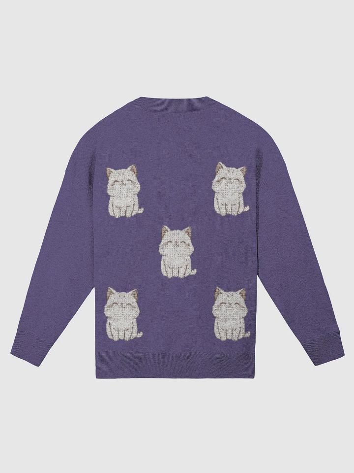Cute Kitty Knitted Crewneck - Relax in Style! product image (6)