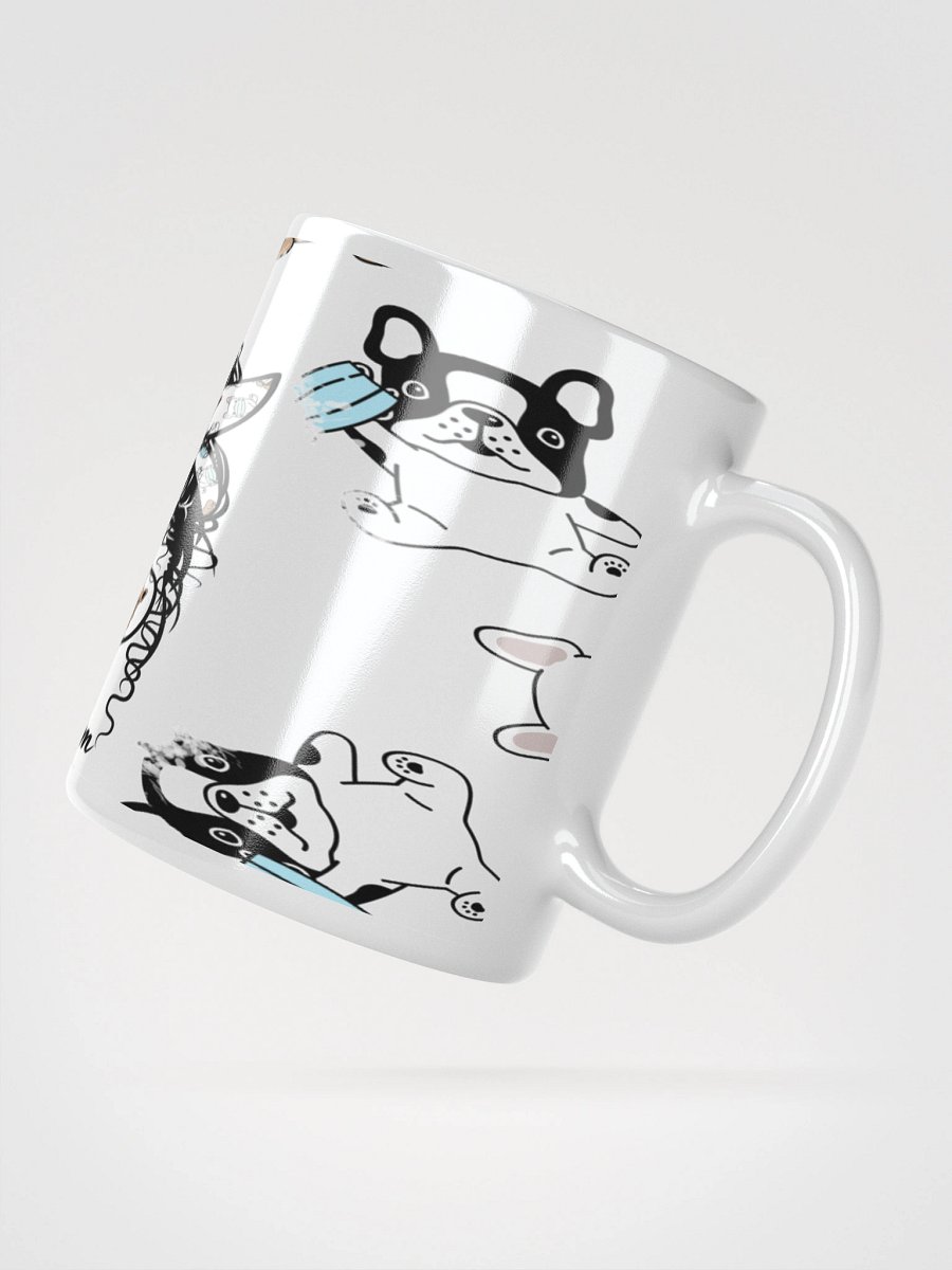 Dogmom Delight White Glossy Mug product image (3)