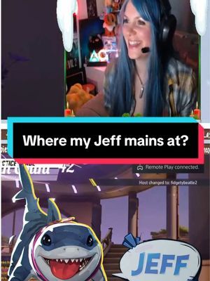 Anyone else get completely distracted by how cute Jeff is, that you stop seeing/hearing ANYTHING else?!  🥹🦈🥰 #MarvelRivals #JeffMain #jeffthelandshark #jawstheme #cuteshark #gamergirl #girlgamer #noob #idontknowhowtoplay #womenofmarvel #comicbooknerd #girlsoftwitch #twitchstreamer #twitchclips #gamingshorts #happypuppy #marvelrivalsgirls #happymoment #distractedpuppy #alliseeisyou #jefftheshark #marvelrivalsmoments #allyouneedisjeff #gamers #gaming #gamingontiktok #gamersoftiktok #girlgamersoftiktok #bluehairedgirl #fpsnoob 