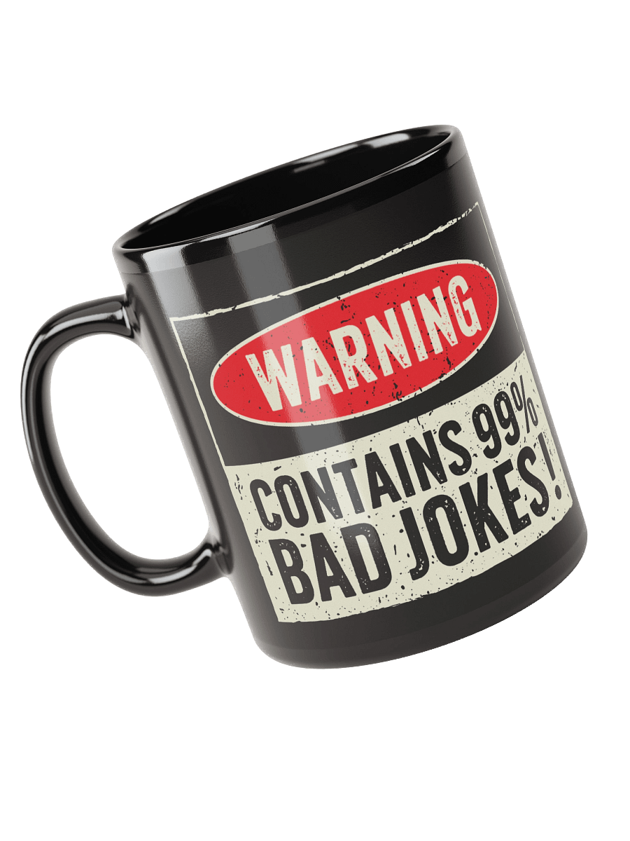 Warning: Contains 99% Bad Jokes – Funny Dad Mug product image (5)