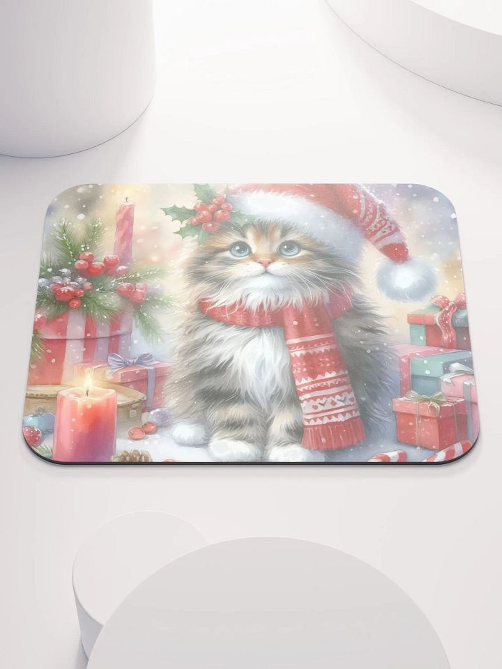 Festive Feline Wonderland Mouse Pad product image (2)