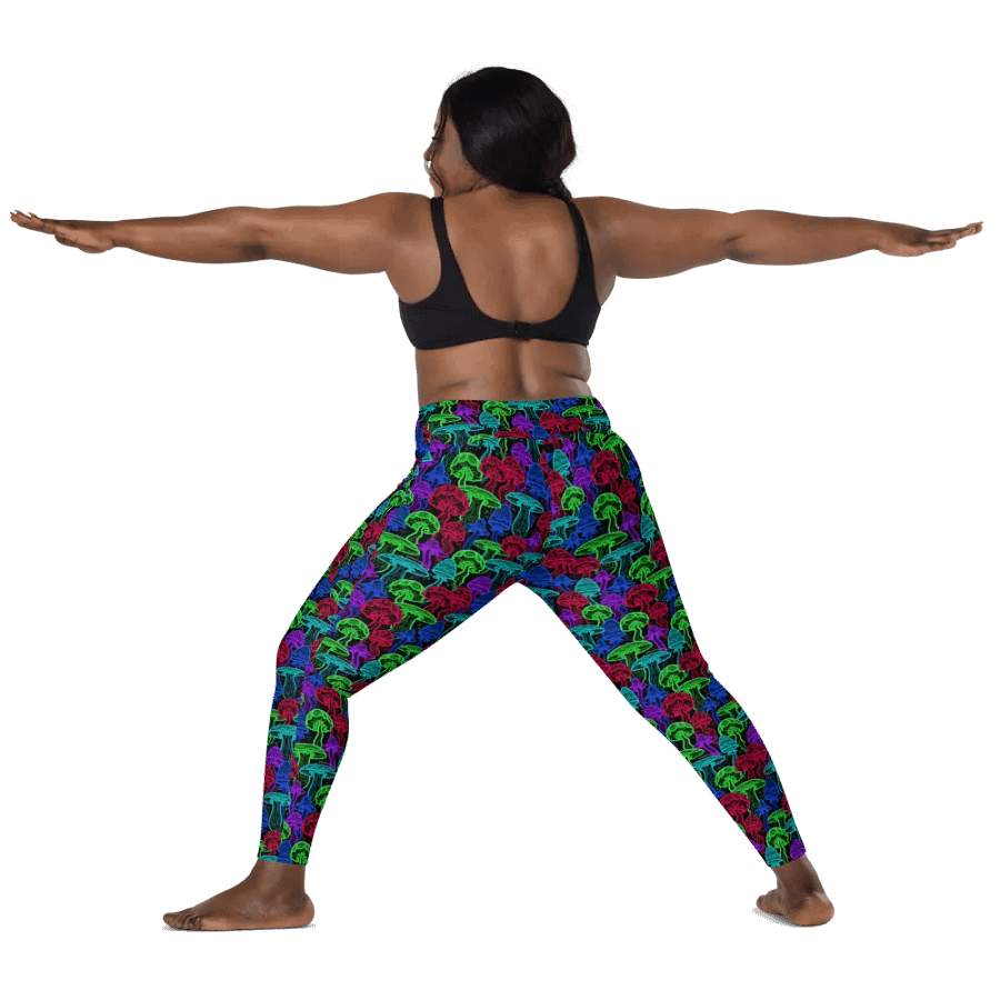Neon Mushrooms (Variation 1) Pocket Leggings product image (4)