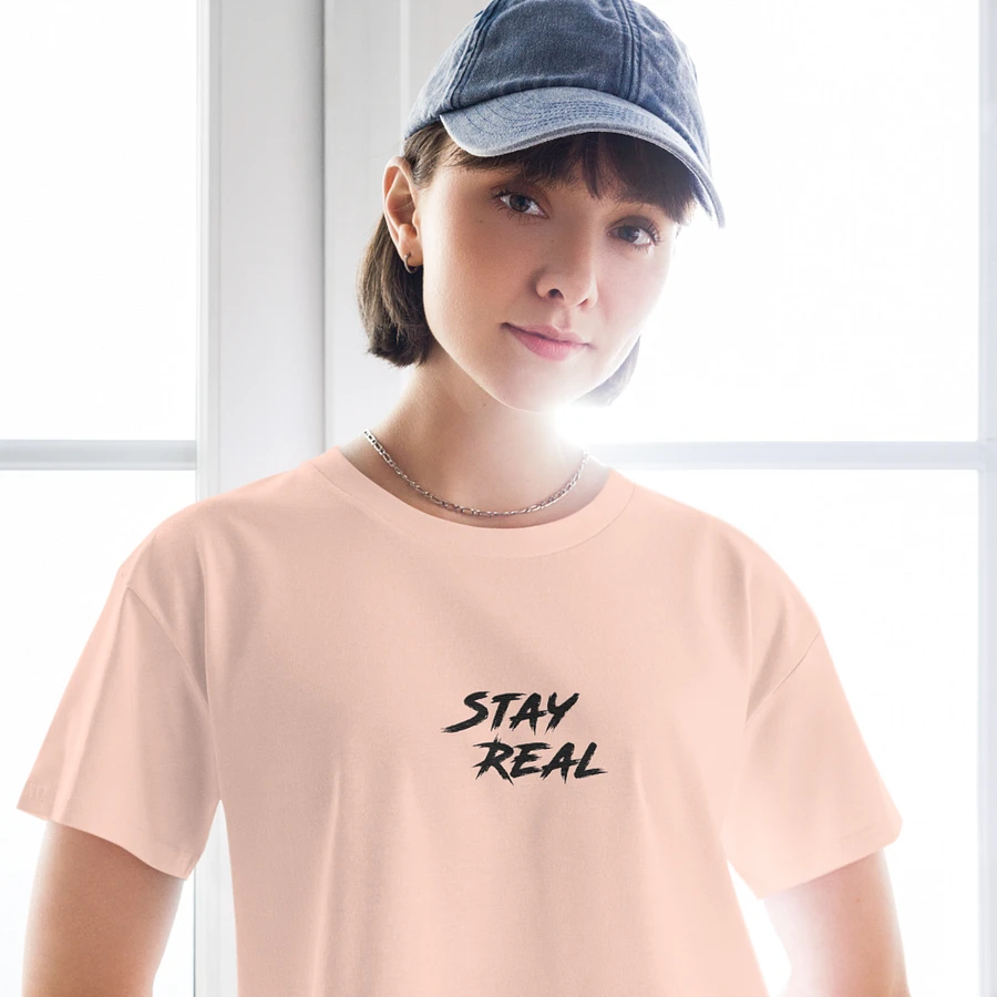 Stay REAL Embroidered Crop Top product image (15)