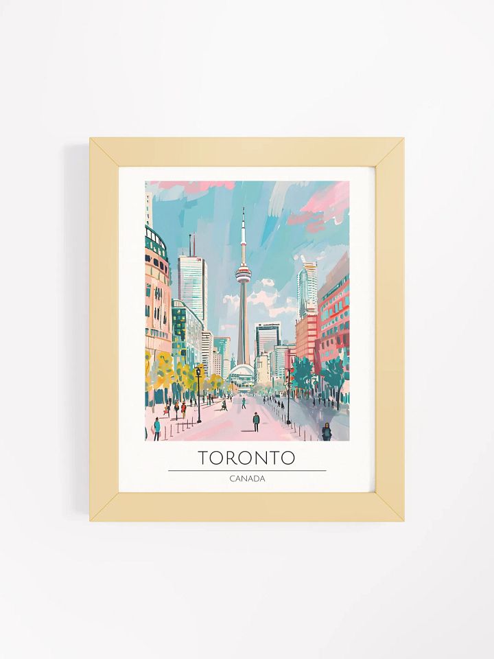 Toronto Canada Framed Travel Poster product image (1)