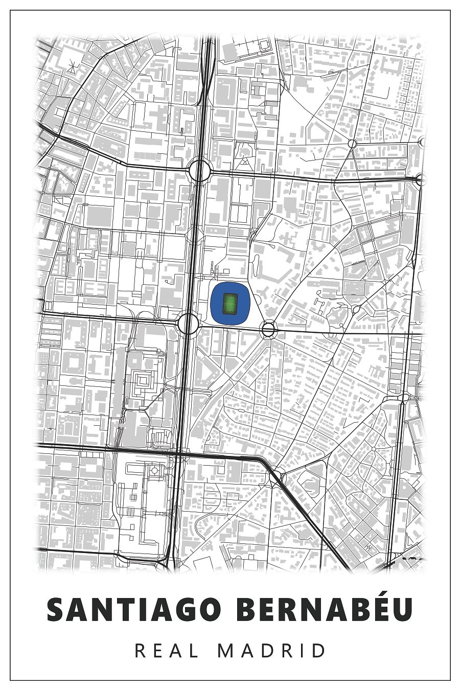 Santiago Bernabéu Map - Real Madrid product image (18)