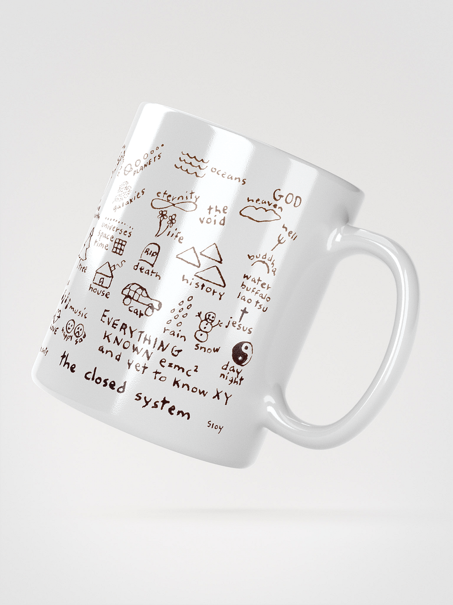 The Closed System White Glossy Mug product image (2)