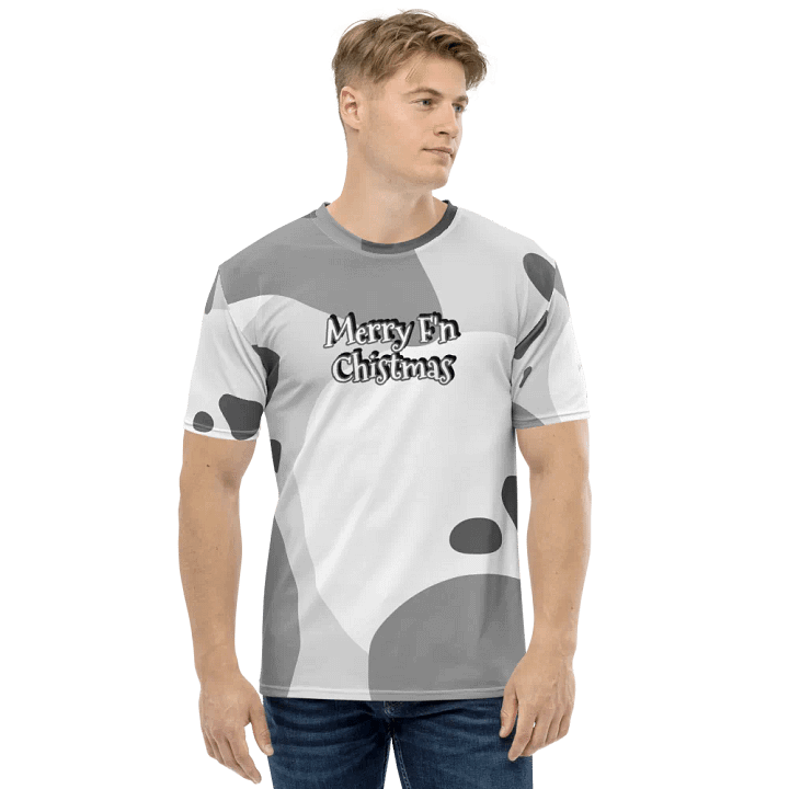 Merry F'n Christmas All-Over Print Tee product image (2)