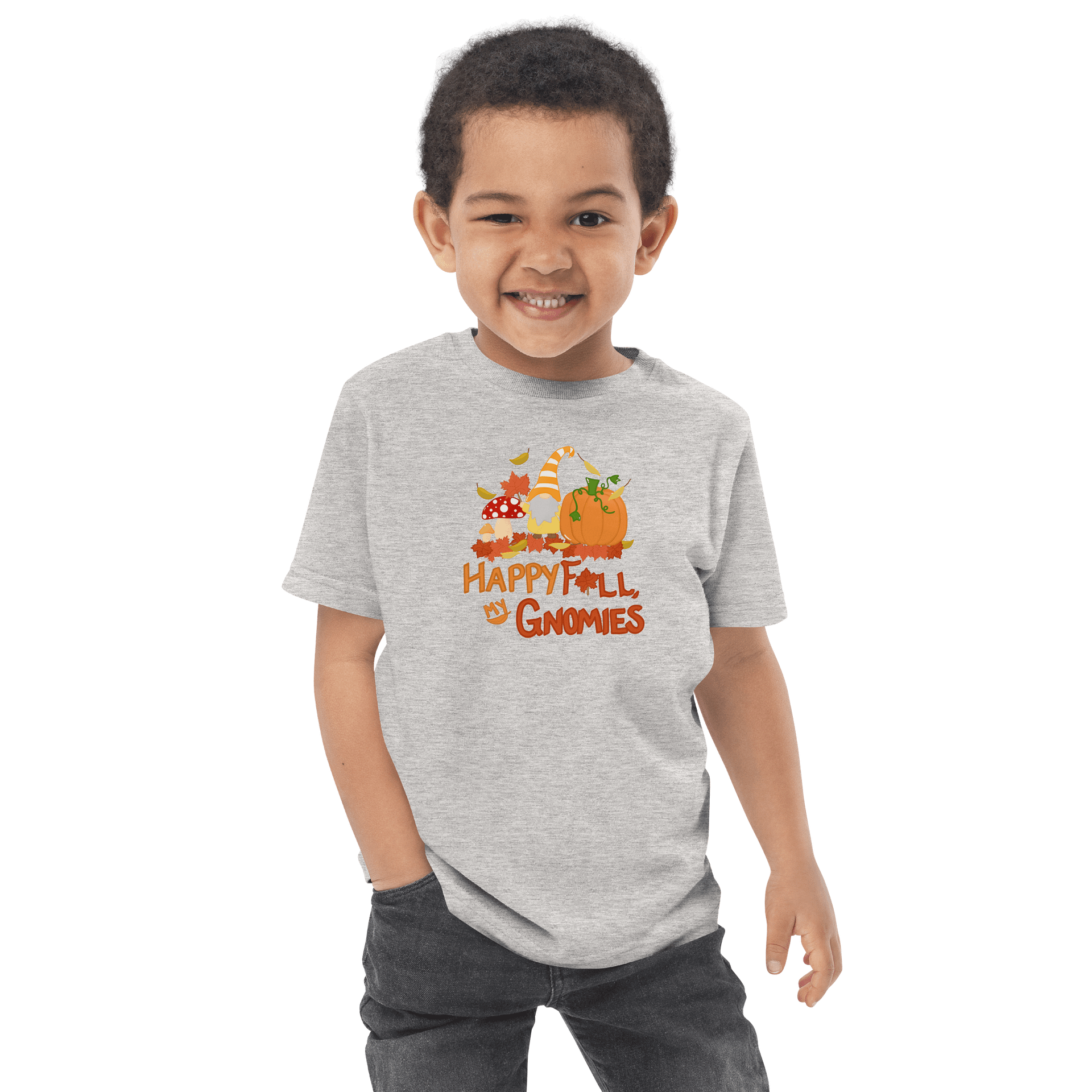 Fall with my Gnomies "Happy Fall, my Gnomies" Toddler Jersey T-Shirt product image (4)